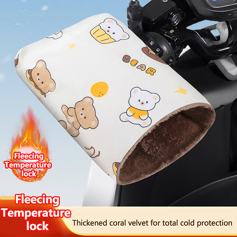 Heat Resistant Glove - 1 paar motorfiets stuurhandschoenen moffen winter