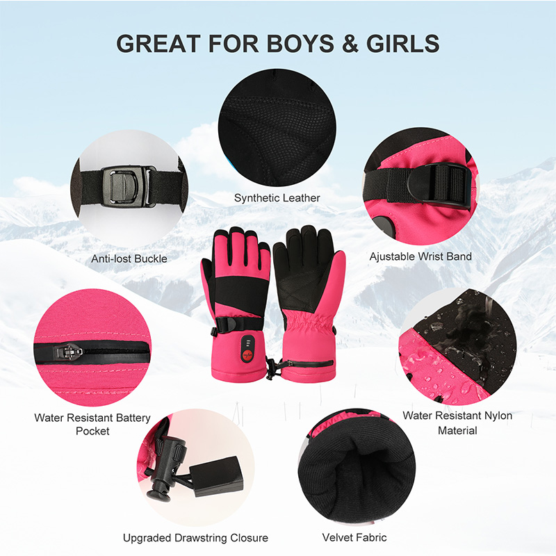 2026 Verwarmde Handschoenen Ki - Ski Glove Waterproof recensie en prijs