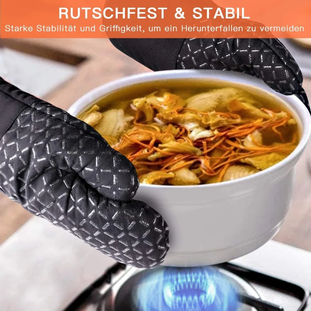 4 stuks siliconen keukenhandsc - Heat Resistant Glove recensie en prijs